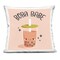 Stupell Industries Boba Babe Bubble Tea Decorative Printed Pillow design by Sarah Hickman, 18 x 7 x 18